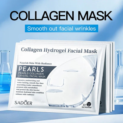 Sadoer Pearl Collagen Crystal Facial Mask Nourishing & Whitening Sheet Mask 60ml