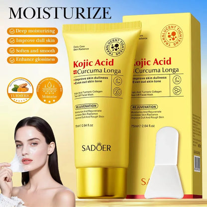 Sadoer Kojic Acid Turmeric Collagen Tear Off Facial Mask 75ml
