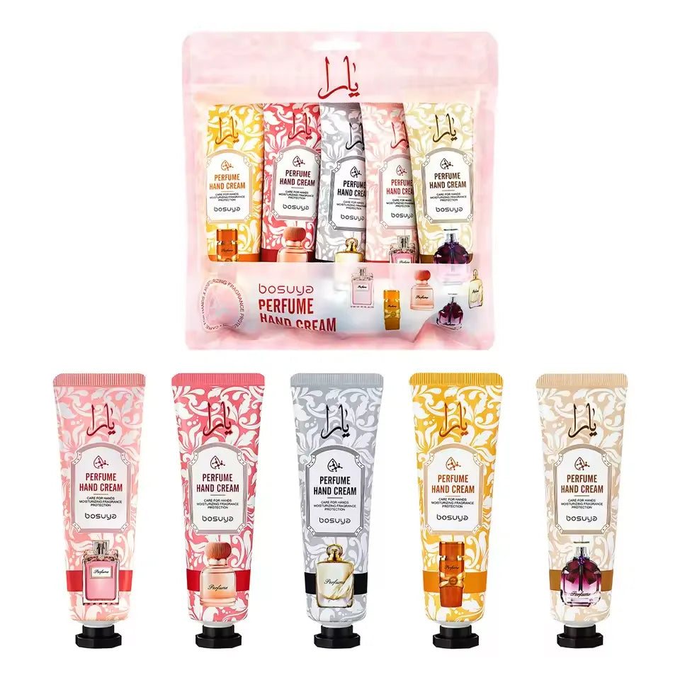 Bosuya Yara Perfume Hand Cream Set – 5 Pieces