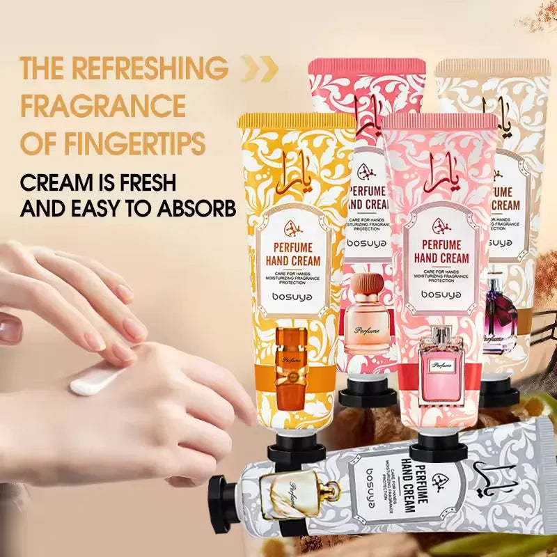 Bosuya Yara Perfume Hand Cream Set – 5 Pieces