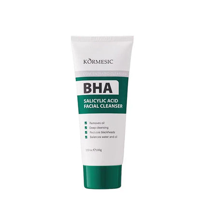 KORMESIC Remove Oil And Reduces Blackheads Salicylic Acid Facial Cleanser - 100g
