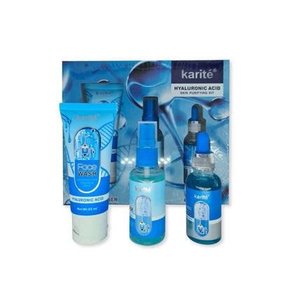 Karite 3in1 Hyaluronic Skin Care Kit With Shea Hyaluronic Acid