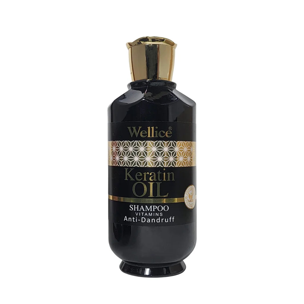 Wellice Premium Edition Keratin Oil Spa Vitamins Anti Dandruff Shampoo