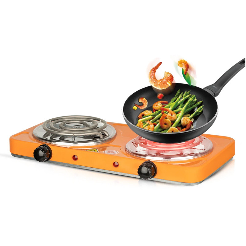 Electric Stove Hot Plate / Furnace Double Burner 220V 2000W Hot Plate Cooking Stove Portable Electric Stove