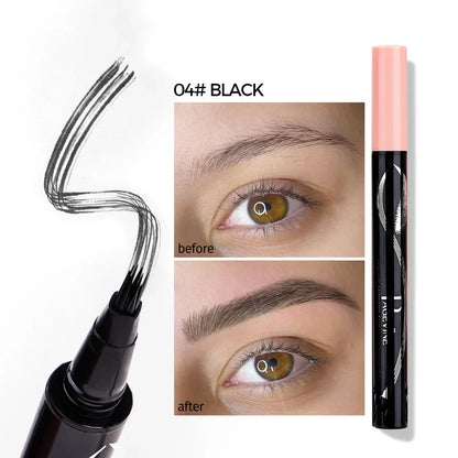 Pagevine Precision Liquid Eyebrow Pen 4 Sided Angle Tip & Waterproof Formula