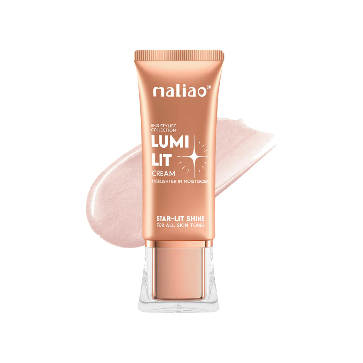 Maliao Lumi Lit Cream Highlighter and Moisturizer - Star Lit Shine for Radiant Glow