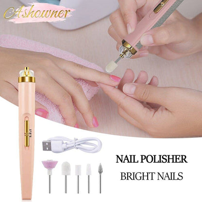 5 In 1 Rechargeable Flawless Salon Nail Finishing Touch