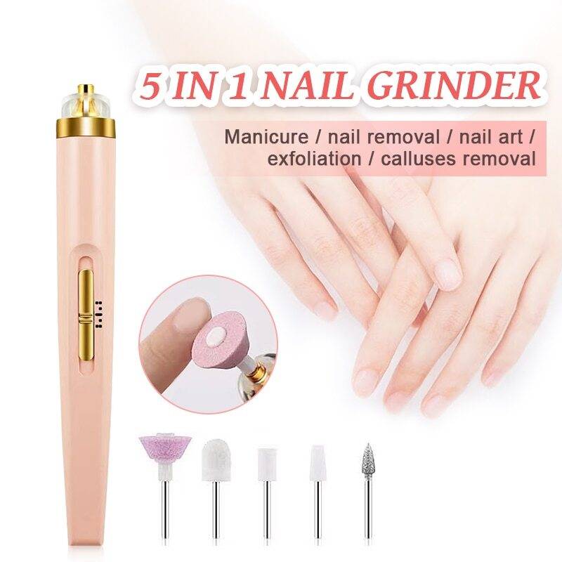 5 In 1 Rechargeable Flawless Salon Nail Finishing Touch