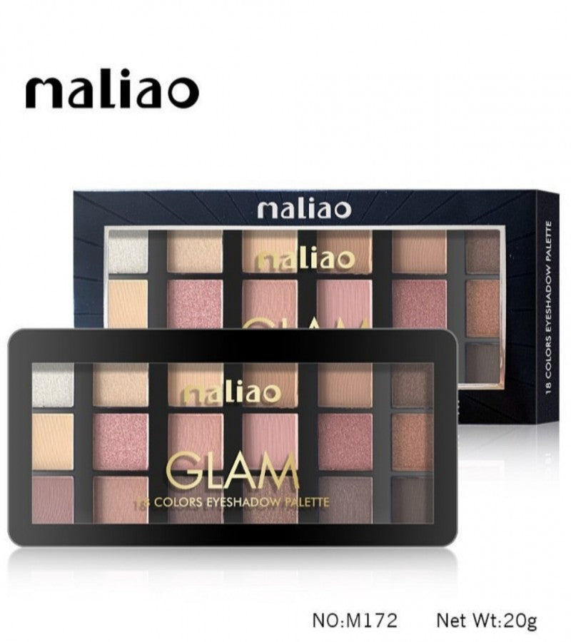 Maliao Glam 18 Colors Eyeshadow Palette