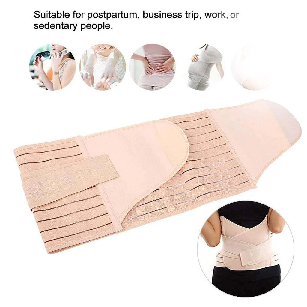 Belly Belt Body Shaper With High Elastic Maternity Recovering from Birth Waist Trainer Belt Free Size MO9