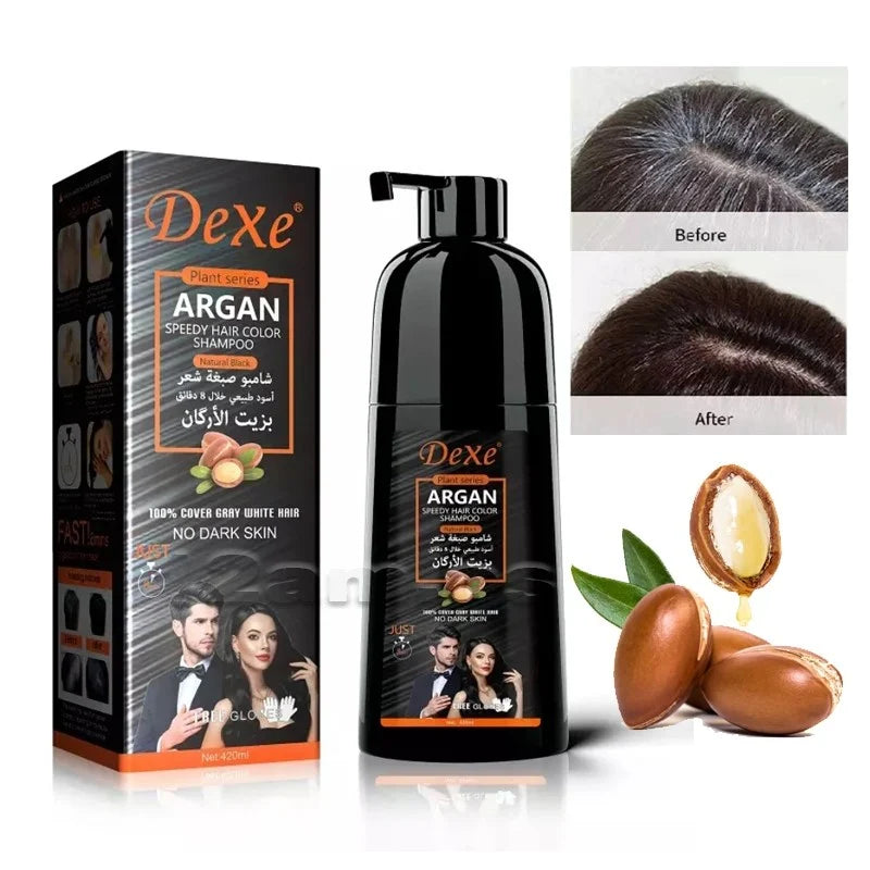 Dexe Black Hair Shampoo 420ml
