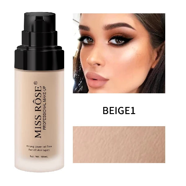 Miss Rose Strong Cover Oil Free Foundation