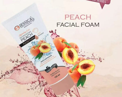 Jessica Refreshing Peach Facial Foam 125ml