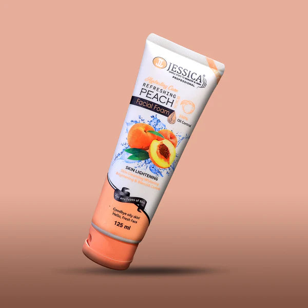 Jessica Refreshing Peach Facial Foam 125ml