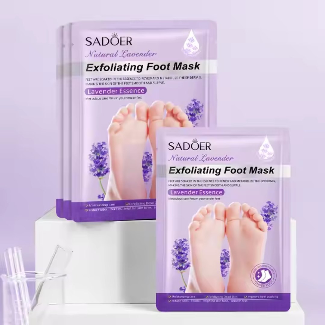 Sadoer Natural Lavender Exfoliating Foot Mask