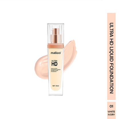Maliao Ultra HD Fond De Teint Invisible Cover Foundation Full Coverage Flawless Finish