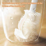 Silicone Soft TPE Bristles Cup Scrubber Brush For Cleaning