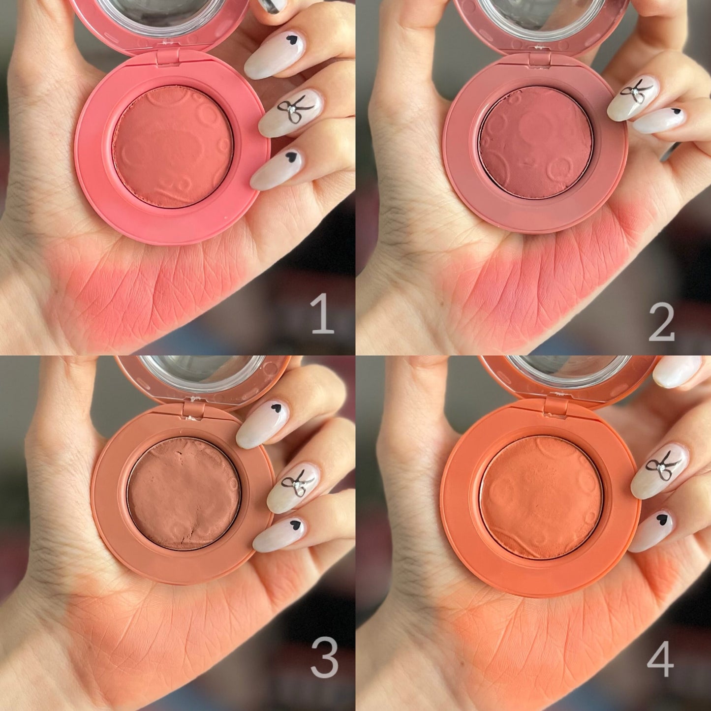 Hudamoji Planet Blusher Pack of 4