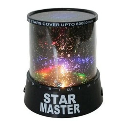 Star Master Galaxy Night LED Lights Projector Mood Lamp Star Projection Cell Operated