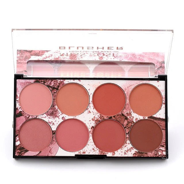 Miss Rose 8 Color Blush Palette