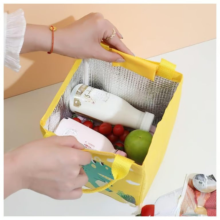 Portable Thermal Insulated Kids Lunch Box Food Bag 21321