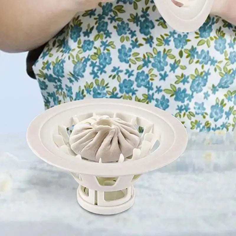 Flower Shaped Bun Manual Dough Press Dumpling Maker Mold Tool