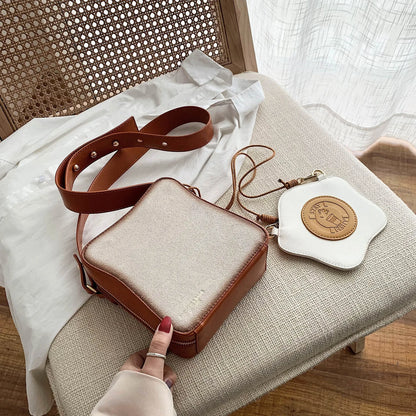 Fried Egg Toast Cross-Border Bag Creative Design Novel Fashionable Egg Bread Shoulder Bag