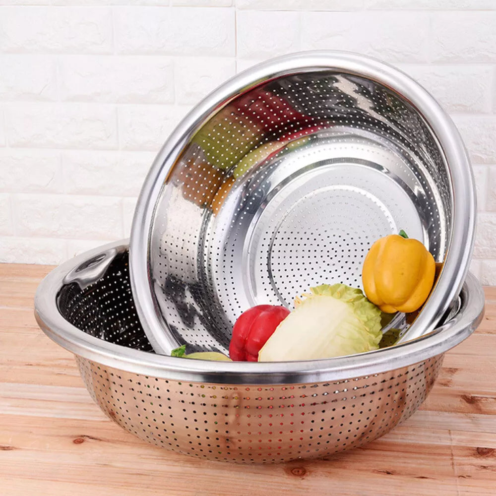 Stainless Steel Fruit Colander Sink Strainer Basket