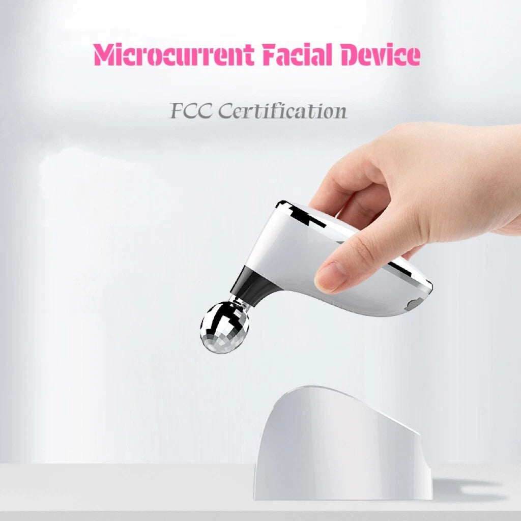 Rechargeable Microcurrent Facial Device Microcurrent Facial Massager To Lift The Face and Tighten The Skin