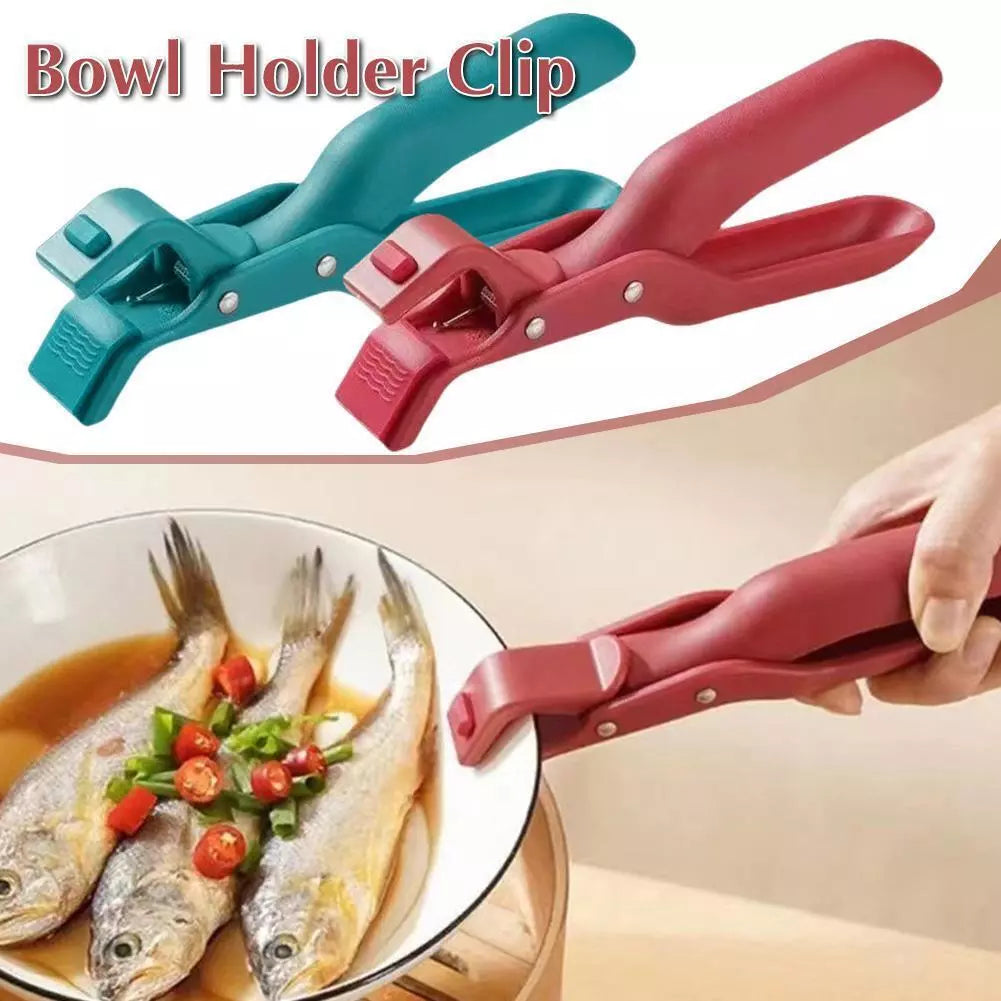 Multipurpose Anti-Scald Bowl Holder Clip For Kitchen Non-Slips Clip