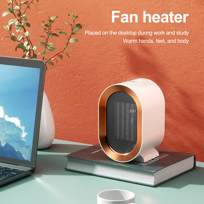 Portable Electric Space Heater 1200W Energy Efficient With Thermostat for Indoor