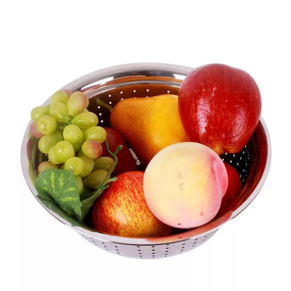 Stainless Steel Fruit Colander Sink Strainer Basket