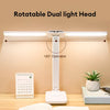 Double Head LED Table Lamp USB Rechargeable Touch Dimmable With Mobile Holder