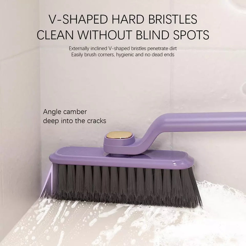 Rotating V Shaped Cleaning Brush Joints Dead Angle Crevice Gap Cleaner Brush