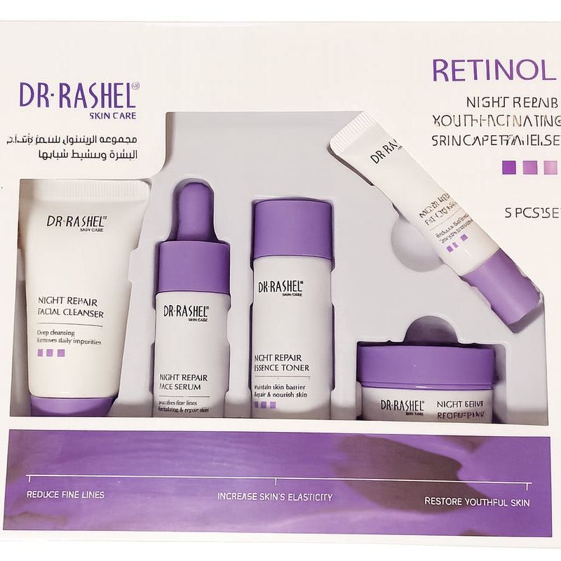 Dr Rashel Retinol Night Repair Youth Activating Skin Care Travel  Set
