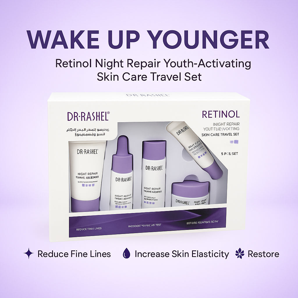 Dr Rashel Retinol Night Repair Youth Activating Skin Care Travel  Set