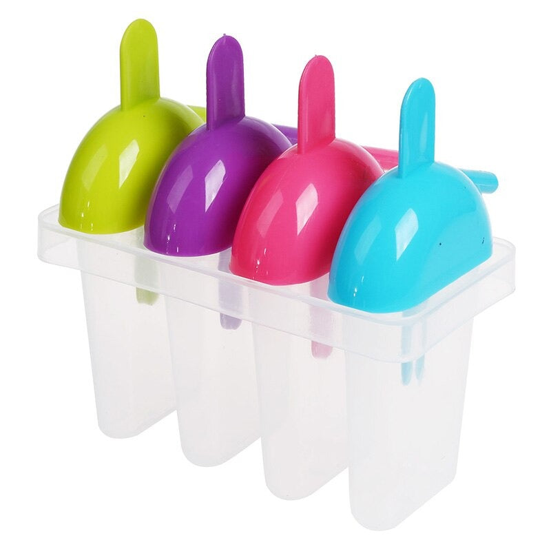 Reusable Popsicle Ice Lolly Maker Molds for Homemade Ice Cream Pudding Fruit Juice Smoothies