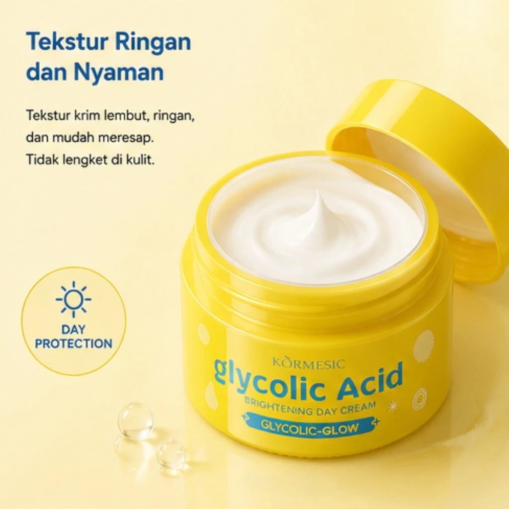 KORMESIC 7% Glycolic Acid Brightening Day Cream 30g