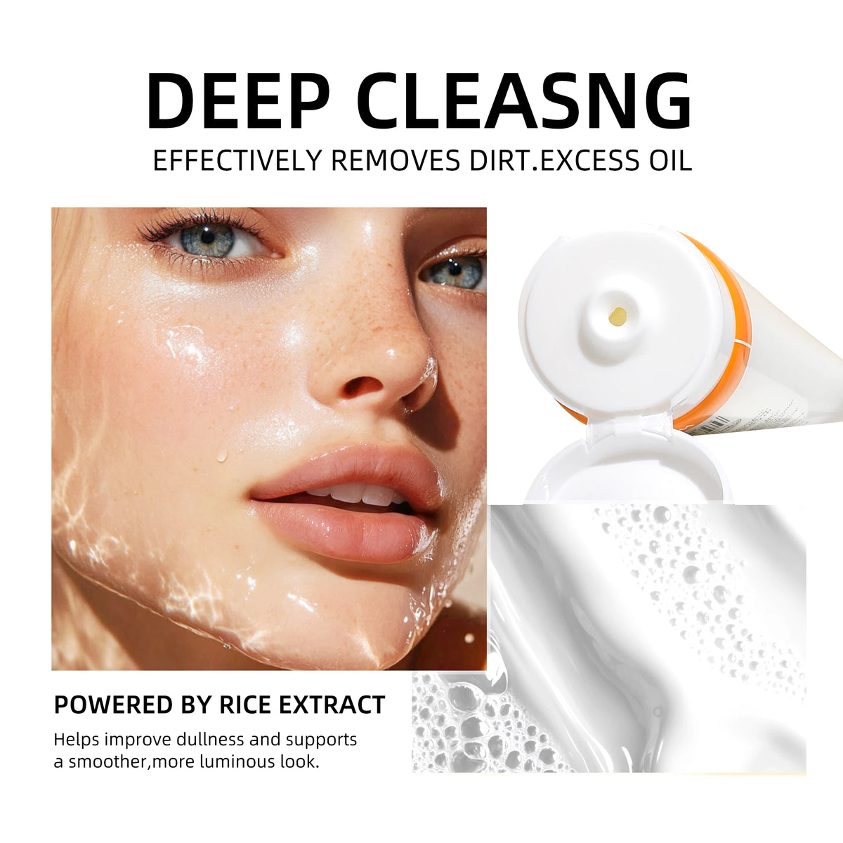 BOB Pure Rice Essence Face Cleanser 120g