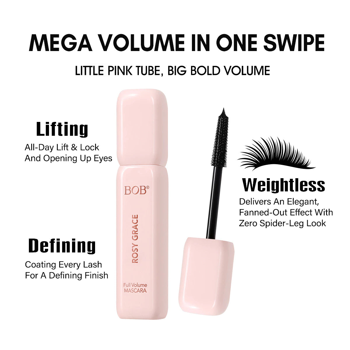BOB Rosy Grace Volume Mascara 6g