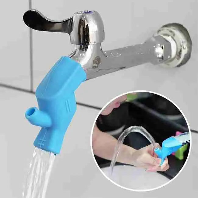 Silicone Dual Purpose High Elastic Water Faucet Extending Tool Water Tap Pack Of 2