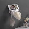 Soap Drain Holder Self-Adhesive With Hook Rack for Home Dormitory Kitchen Bedroom Phone Holder