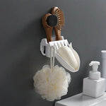 Soap Drain Holder Self-Adhesive With Hook Rack for Home Dormitory Kitchen Bedroom Phone Holder