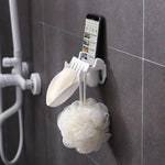 Soap Drain Holder Self-Adhesive With Hook Rack for Home Dormitory Kitchen Bedroom Phone Holder