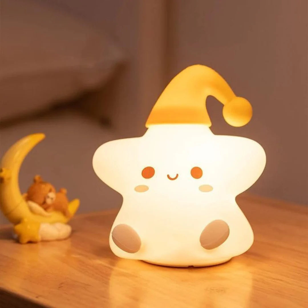 Little Star Silicone Night Lamp