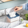 Multifunctional Dustproof Wet Tissue Box Flip Top Storage Box