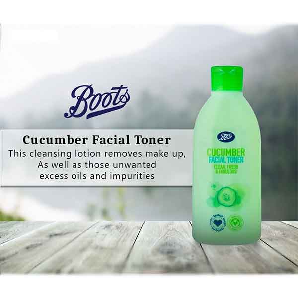 BOOTS CUCMBER FACIAL TONNER 150ML