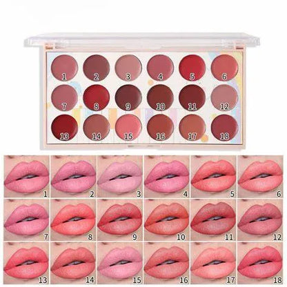 Miss Rose Lipstick Palette 18 Colors