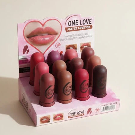 One Love Matte Lipstick Pack of 12