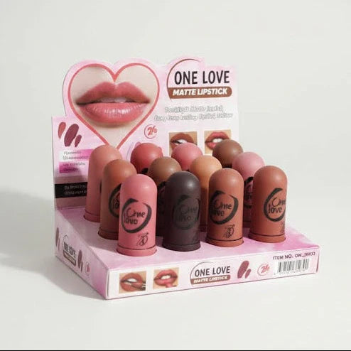 One Love Matte Lipstick Pack of 12